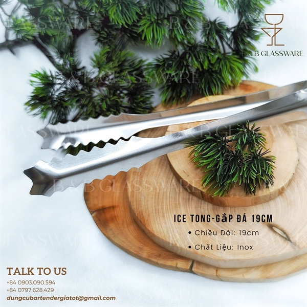 Ice Tong / Gắp Đá 19cm - ảnh 2