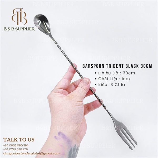 Barspoon Trident Black 30cm 3