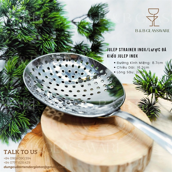 Lược Đá Kiểu Julep Inox - Julep Strainer - ảnh 2