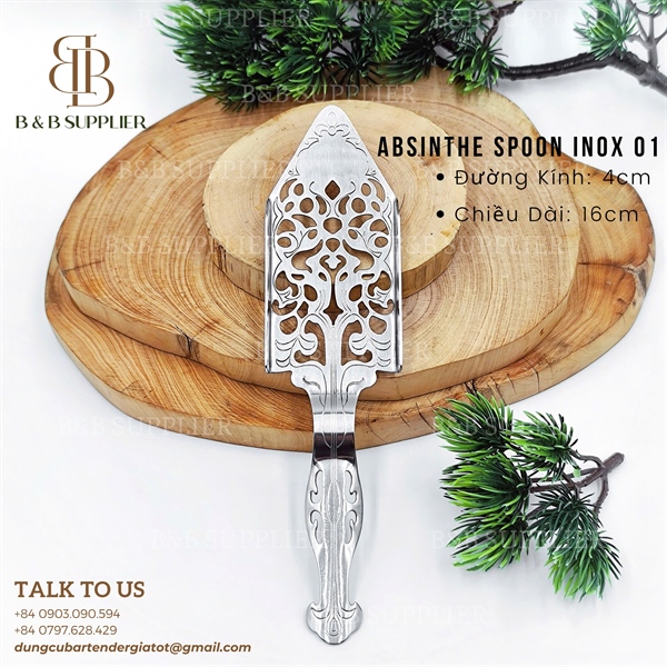 Absinthe Spoon Inox / Muỗng Absinthe Inox