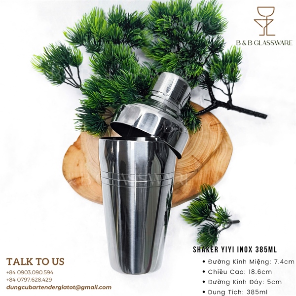 Shaker Yiyi Inox 410ml - ảnh 2
