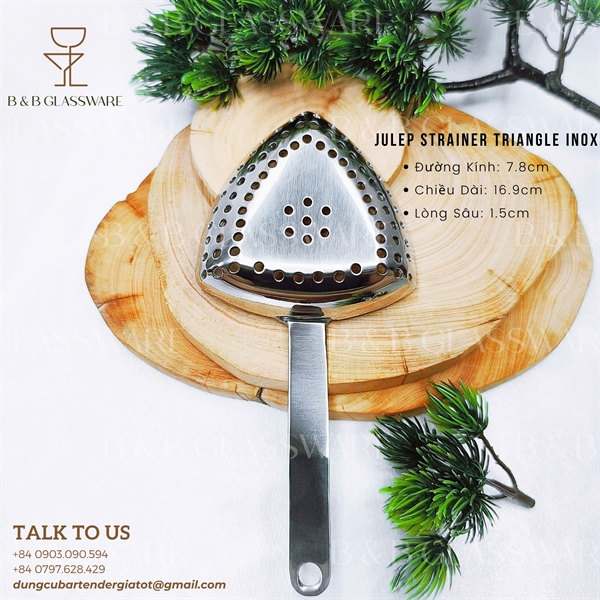 Julep Strainer Triangle Inox - ảnh 2