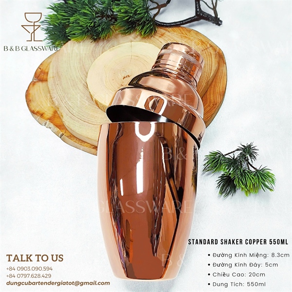 Standard Shaker Copper 550ml - ảnh 2
