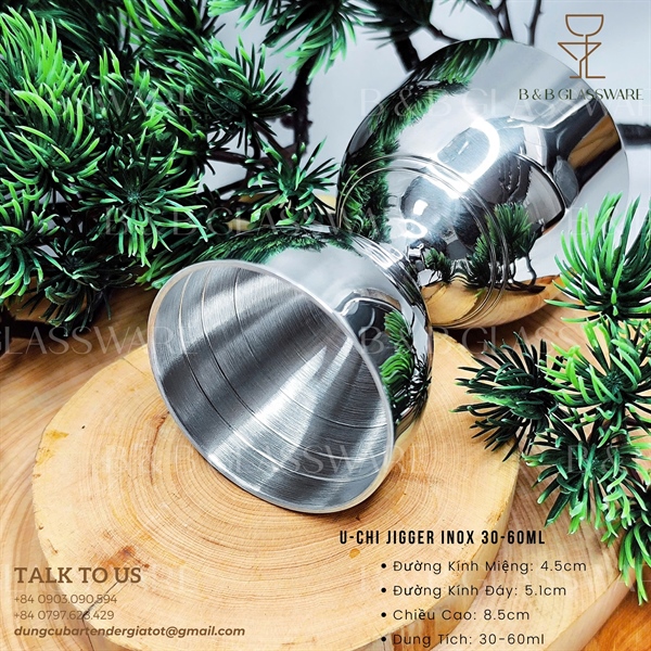 U-Chi Jigger Inox 30-60ml - ảnh 2