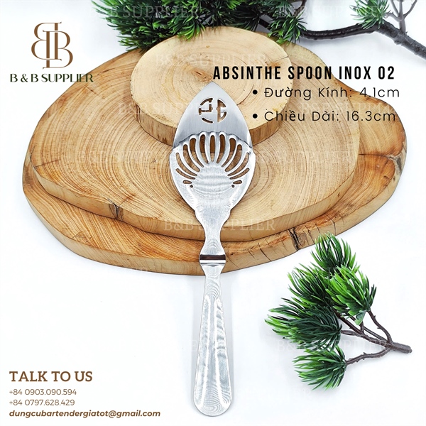 Absinthe Spoon Inox/ Muỗng Absinthe Inox 2
