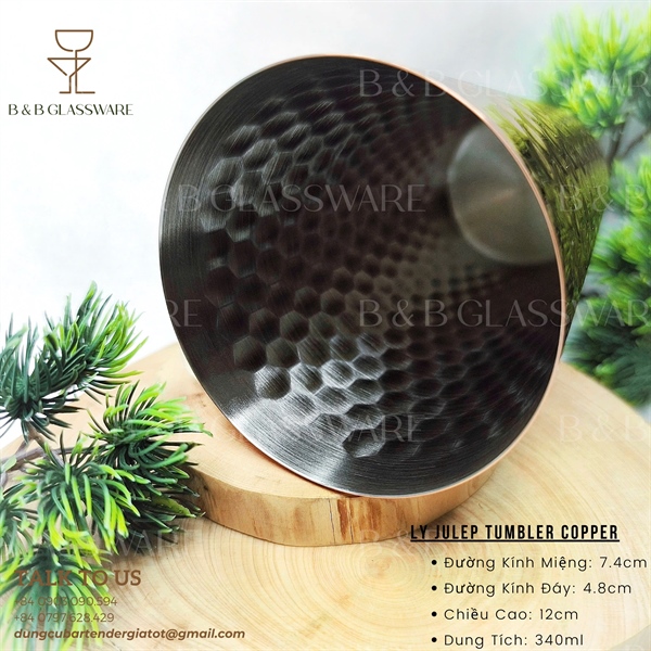 Ly Julep Tumbler Copper - ảnh 2