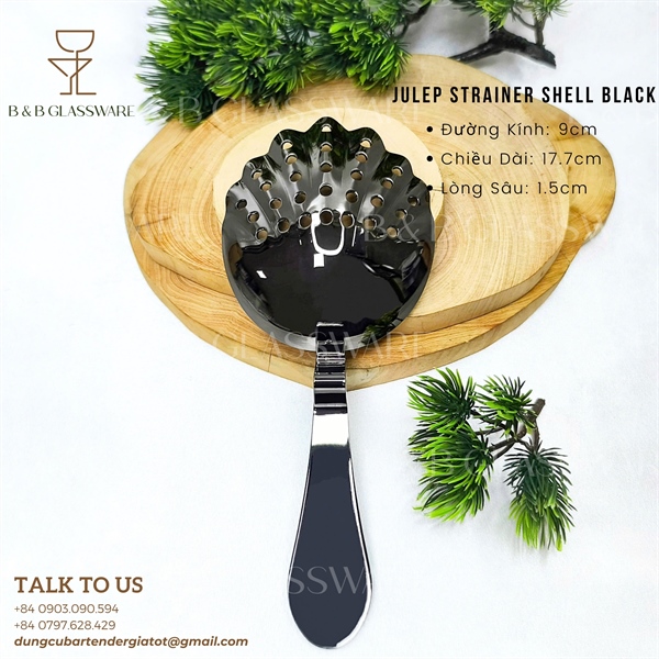 Julep Strainer Shell Black - ảnh 2