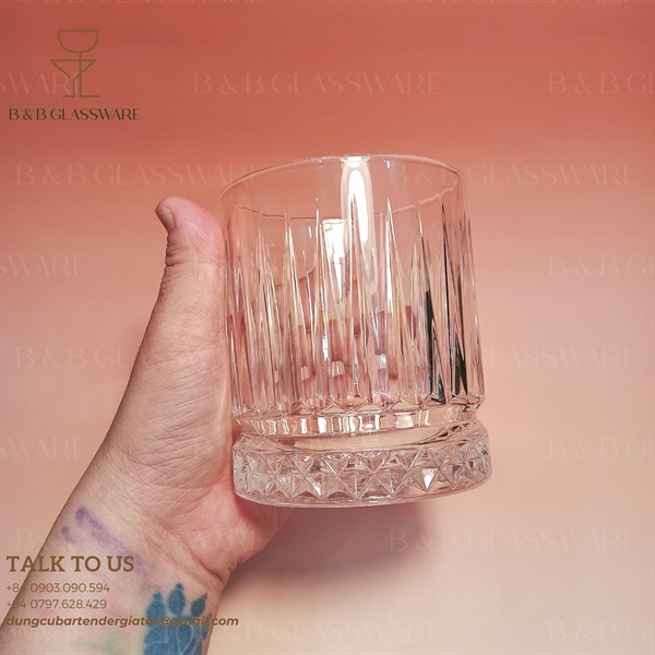 Ly Rock Đáy Kim Cương Size Trung 350ml - ảnh 2