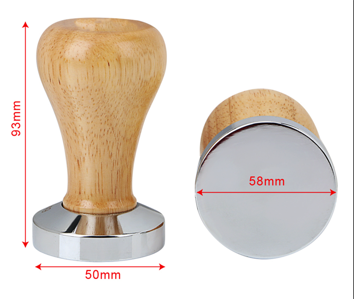 Nén 58mm Cán Gỗ - ảnh 2