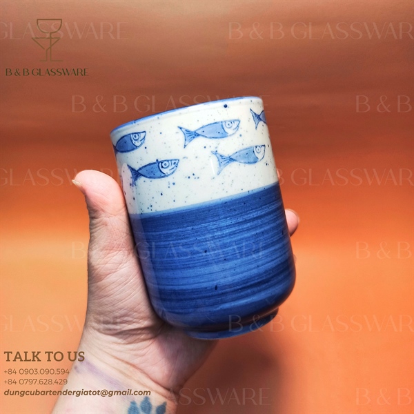 Ly Sứ Dáng Trụ - Mẫu C - ảnh 2