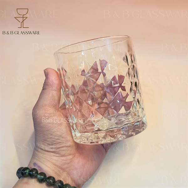 Ly Rock Hoa Văn Kim Cương 300ml 2