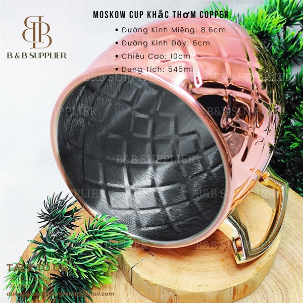 Moskow Cup Khắc Thơm Copper - ảnh 2