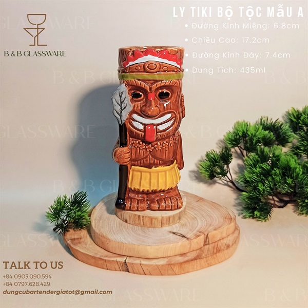 Ly Sứ Tiki Bộ Tộc - Mẫu A