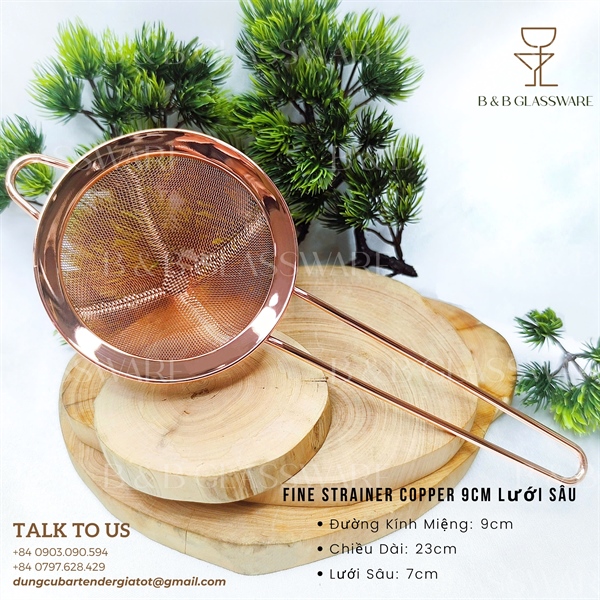Fine Strainer Copper 9cm Lưới Sâu