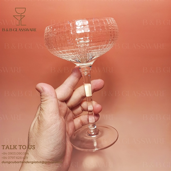 Ly Cocktail Coupe Caro 190ml - ảnh 2