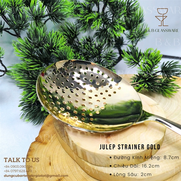 Julep Strainer Gold - ảnh 2