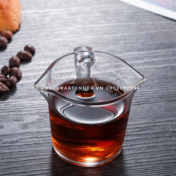 Đong Cafe Thuỷ Tinh Có Mõ 70ml - ảnh 2