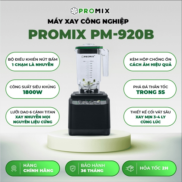 Máy Xay Sinh Tố Công Nghiệp Promix PM-920b
