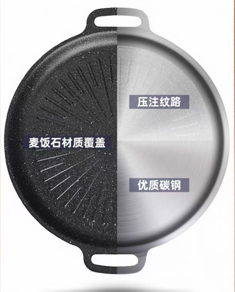 Vỉ Nướng BBQ Chống Dính Gia Đình 32cm 4