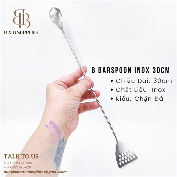 B Barspoon Inox 30cm 3