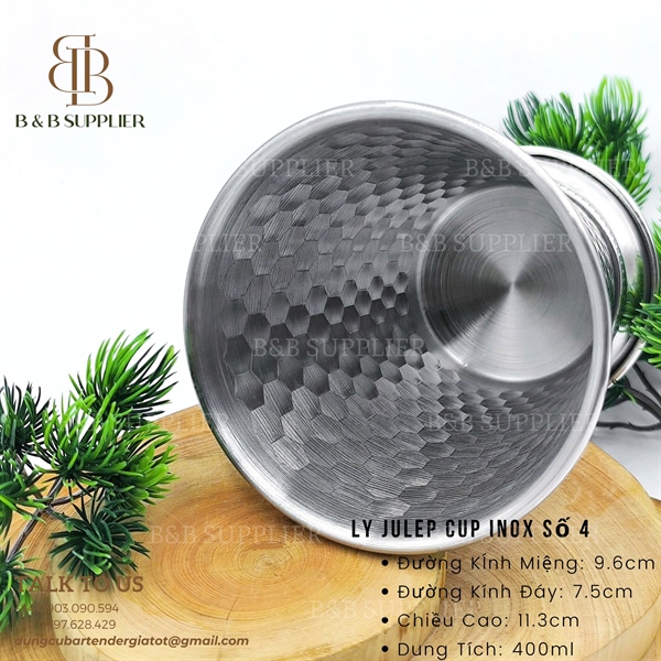 Ly Julep Cup Inox Số 4 - ảnh 2