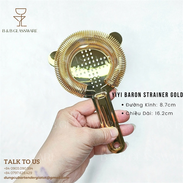 Yiyi Baron Strainer Gold 3