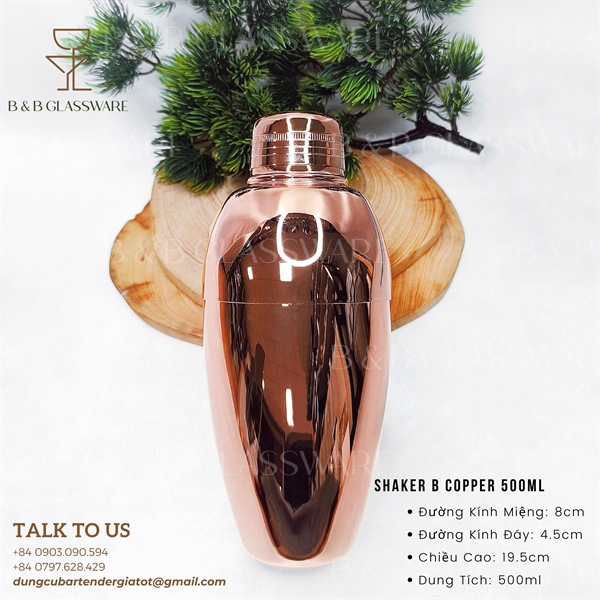 Shaker B Copper 500ml