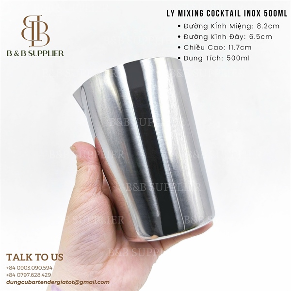 Ly MixIng Cocktail Inox 500ml 3