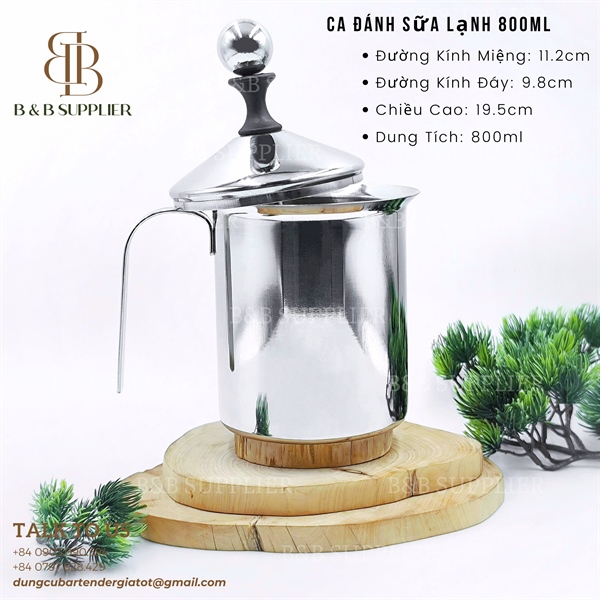 Ca Đánh Sữa Lạnh 800ml - ảnh 2