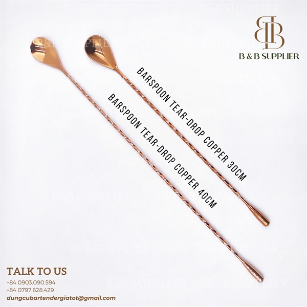 Barspoon Tear-Drop Copper 30cm 5