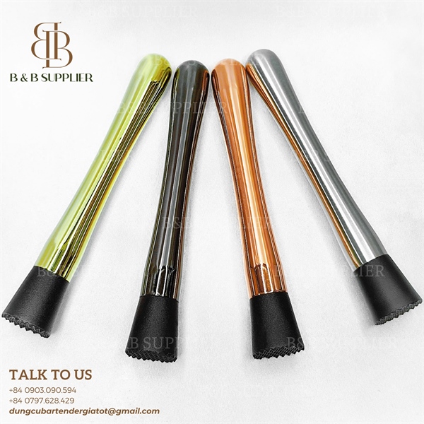 Muddler Silver 20,5cm - Chày Dầm Màu Bạc 20,5cm 5