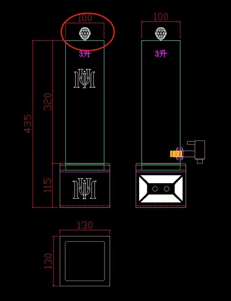 Tháp Bia 3L Thiết Kế Logo Theo Yêu Cầu Quán (Pre-Order) - ảnh 2