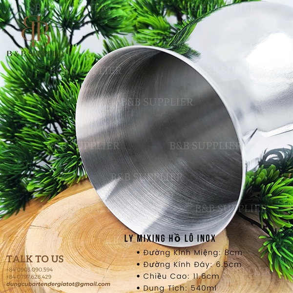 Ly Mixing Hồ Lô Inox - ảnh 2