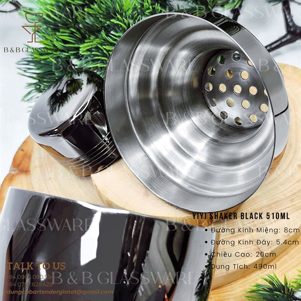 Yiyi Shaker Black 510ml 4
