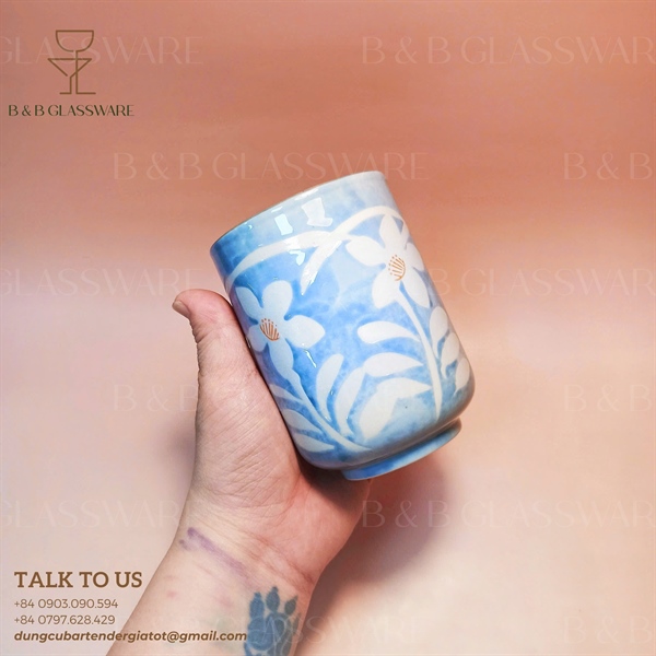 Ly Sứ Dáng Trụ - Mẫu F 2