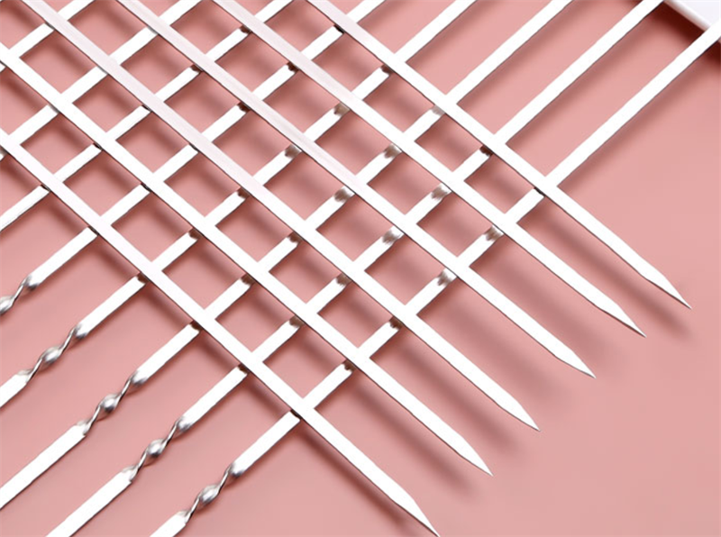 Xiên Nướng Thịt Inox 3