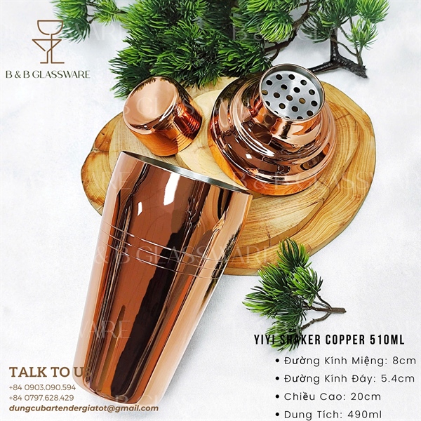 Yiyi Shaker Copper 510ml 3