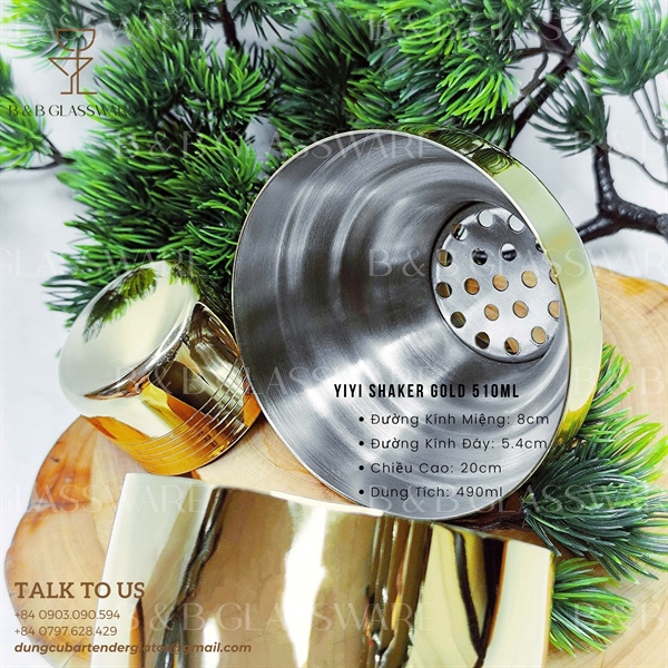 Yiyi Shaker Gold 510ml 4