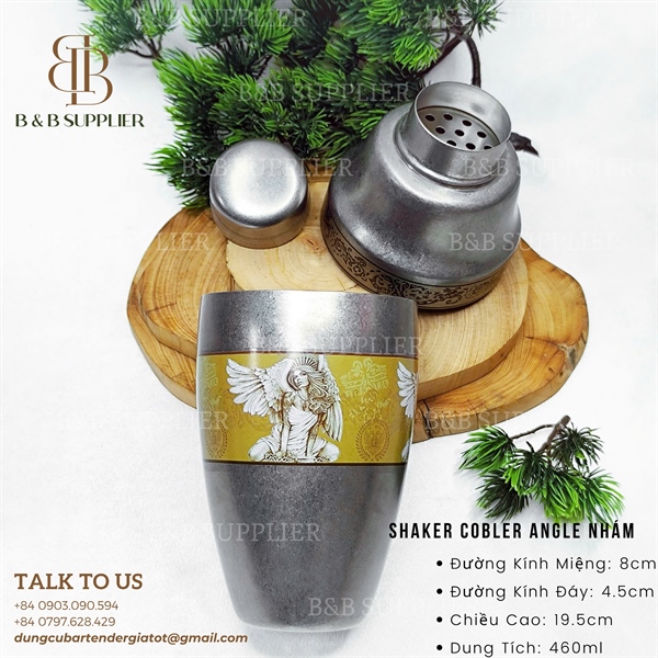 Shaker Cobbler Angel Nhám 460ml 3