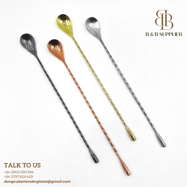 Barspoon Tear-Drop Copper 30cm 4