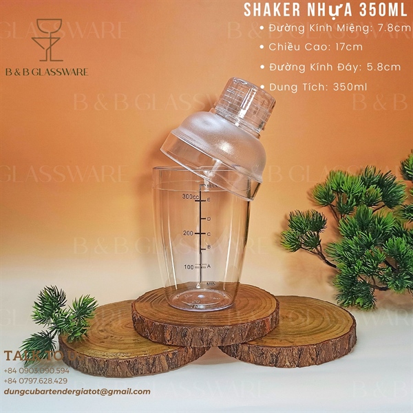 Shaker Nhựa 350ml - ảnh 2