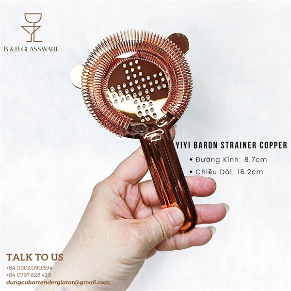 Yiyi Baron Strainer Copper 3