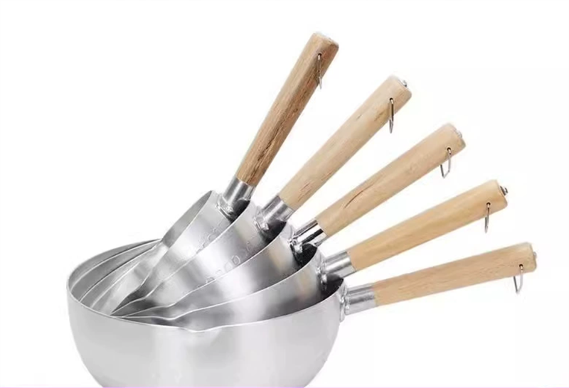Nồi Nhôm Tay Gỗ (Nấu Bếp Ga) 2
