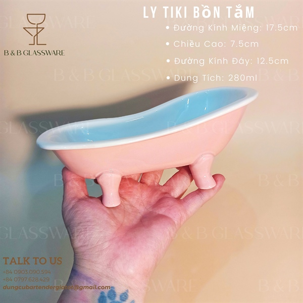 Ly Sứ Tiki Bồn Tắm 3