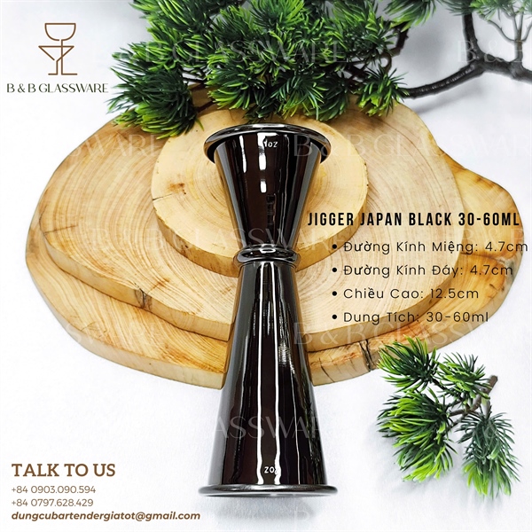 Jigger Japan Black 30-60ml