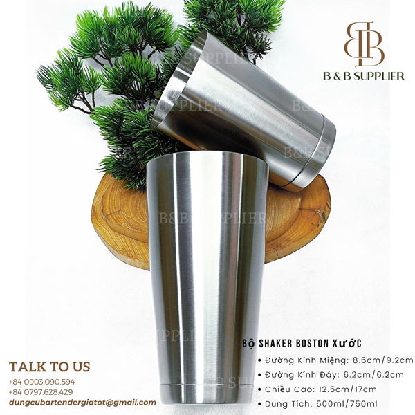 Bộ Shaker Boston Xước - ảnh 2