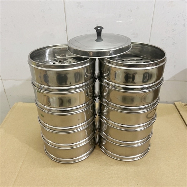 Xửng Hấp Điểm Tâm Dim Sum Inox Không Ẩm Mốc Bền Đẹp 2