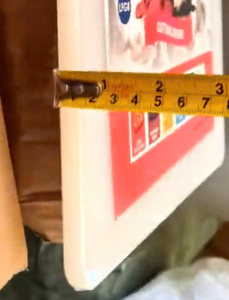Thớt Trắng 36cm x 28cm x 1.3cm, Nặng 1.1kg 3