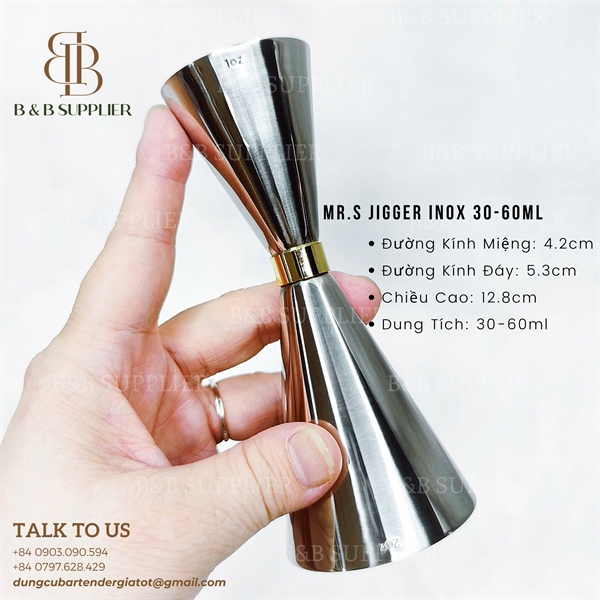 Mr.S Jigger Inox 30-60ml 3