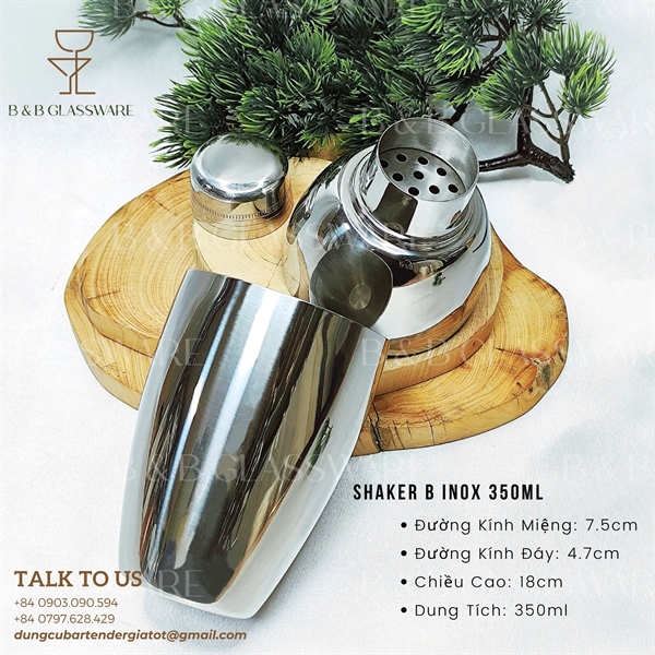 Shaker B Inox 350ml 3